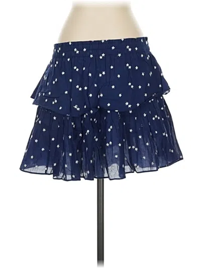 Pre-owned Loveshackfancy Casual Skirt In Blue
