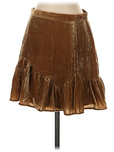 Pre-owned Loveshackfancy Casual Skirt In Brown