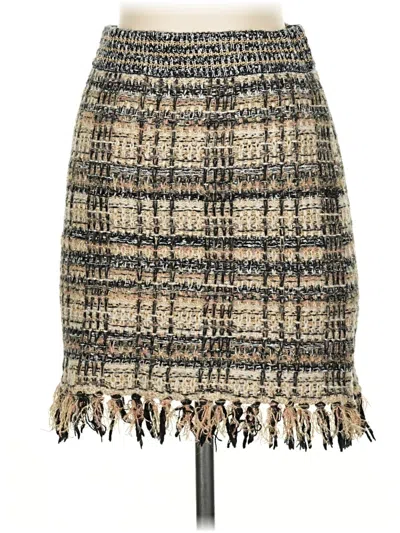 Pre-owned Loveshackfancy Casual Skirt In Gold