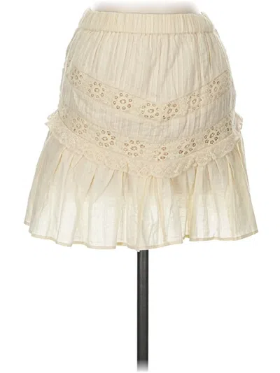 Pre-owned Loveshackfancy Casual Skirt In Ivory