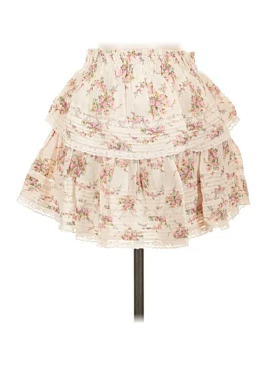 Loveshackfancy Casual Skirt In Animal Print