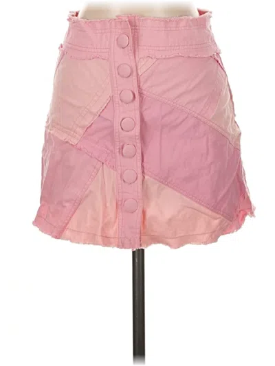 Pre-owned Loveshackfancy Casual Skirt In Pink