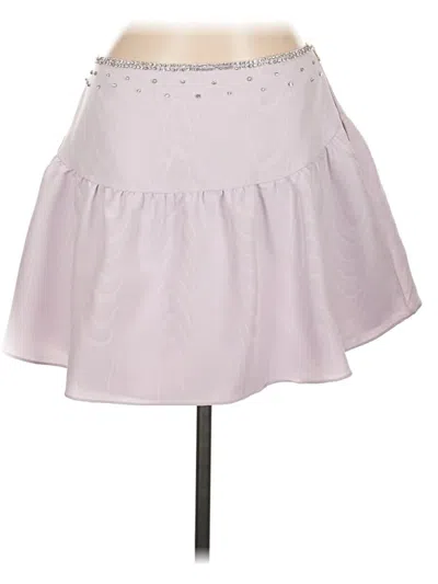 Pre-owned Loveshackfancy Casual Skirt In Purple