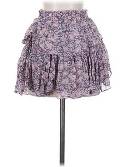 Pre-owned Loveshackfancy Casual Skirt In Purple