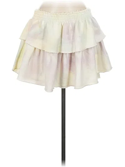 Pre-owned Loveshackfancy Casual Skirt In White