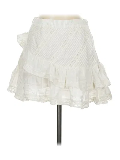 Pre-owned Loveshackfancy Casual Skirt In White