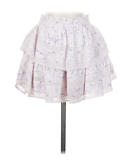 Pre-owned Loveshackfancy Casual Skirt In White