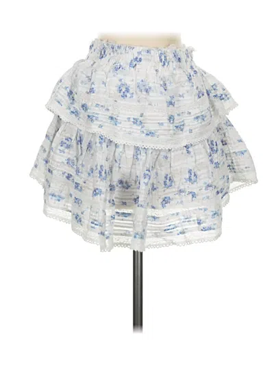 Pre-owned Loveshackfancy Casual Skirt In White