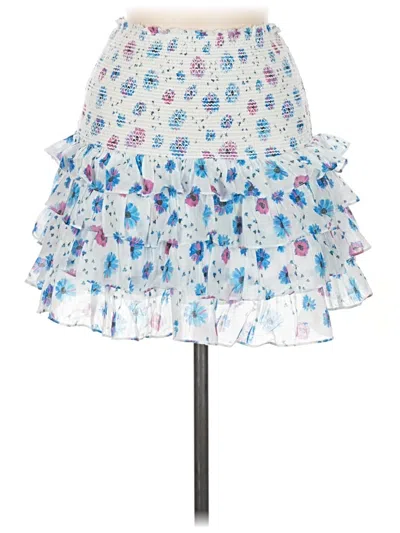 Pre-owned Loveshackfancy Casual Skirt In White