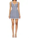 Loveshackfancy Ceronne Gingham Cotton Minidress In Multi