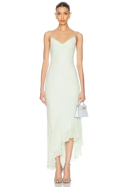 Loveshackfancy Chesley Dress In Washed Sage