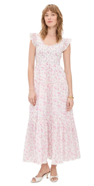 Loveshackfancy Chessie Dress Rustic Orchid In Pink