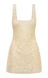Loveshackfancy Ciris Beaded Mini Dress