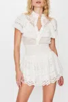 Loveshackfancy Clay Dress White In White