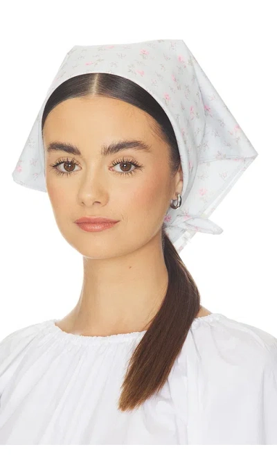 Loveshackfancy Clem Head Scarf In White