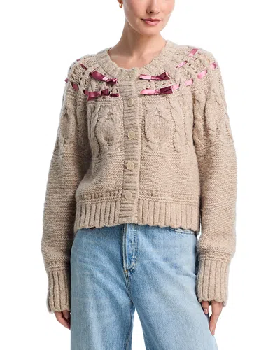 LOVESHACKFANCY LOVESHACKFANCY CLEMENTIAN CARDIGAN
