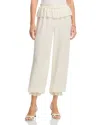 Loveshackfancy Clyra Silk Pants In White