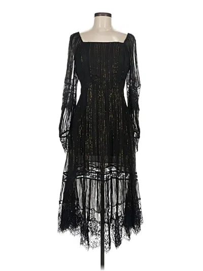 Pre-owned Loveshackfancy Cocktail Dress In Black