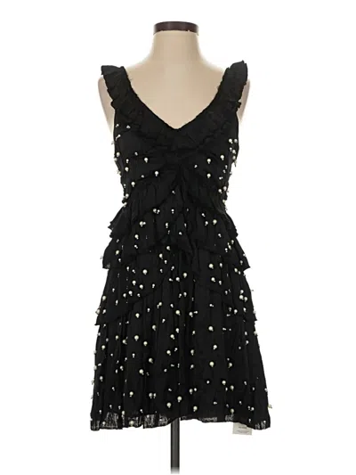 Pre-owned Loveshackfancy Cocktail Dress In Black