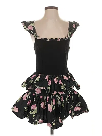 Pre-owned Loveshackfancy Cocktail Dress In Black