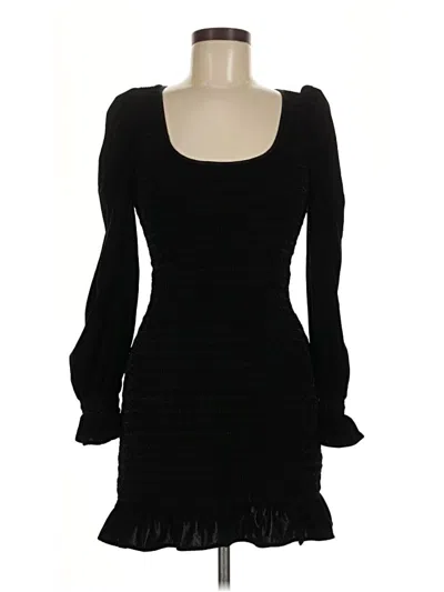 Pre-owned Loveshackfancy Cocktail Dress In Black
