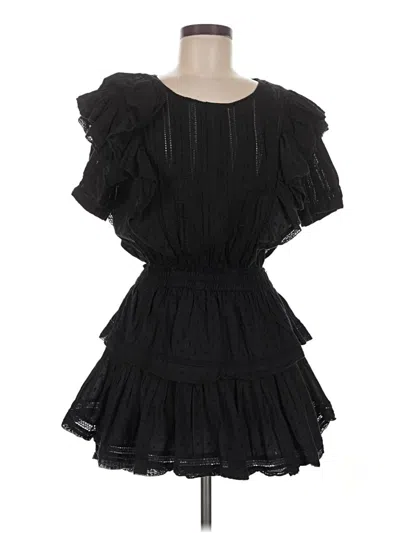 Pre-owned Loveshackfancy Cocktail Dress In Black