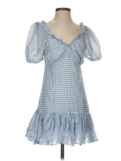 Pre-owned Loveshackfancy Cocktail Dress In Blue