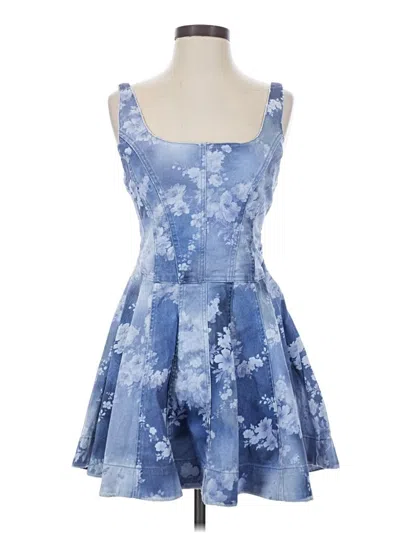 Pre-owned Loveshackfancy Cocktail Dress In Blue