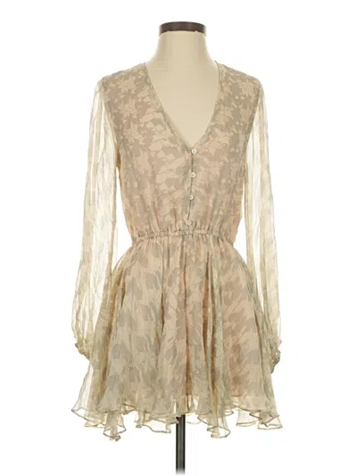 Pre-owned Loveshackfancy Cocktail Dress In Brown