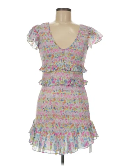 Pre-owned Loveshackfancy Cocktail Dress In Gray