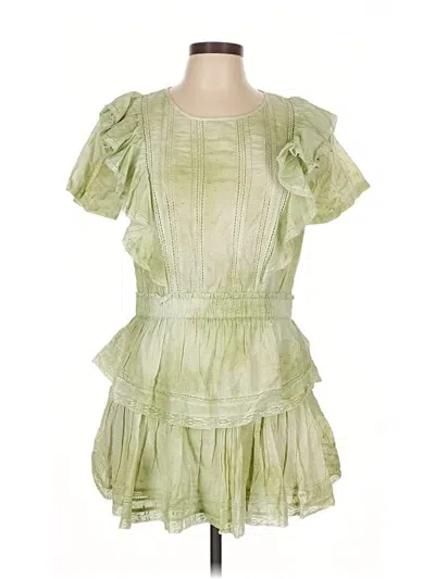 Pre-owned Loveshackfancy Cocktail Dress In Green