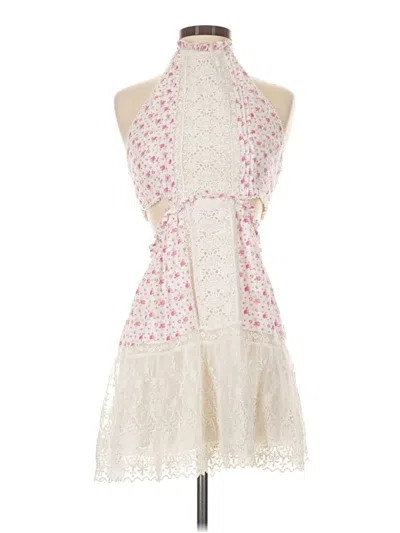 Pre-owned Loveshackfancy Cocktail Dress In Ivory