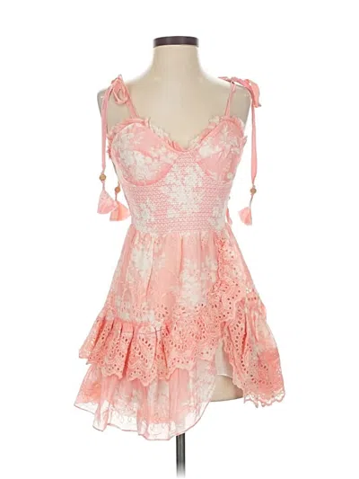 Pre-owned Loveshackfancy Cocktail Dress In Pink