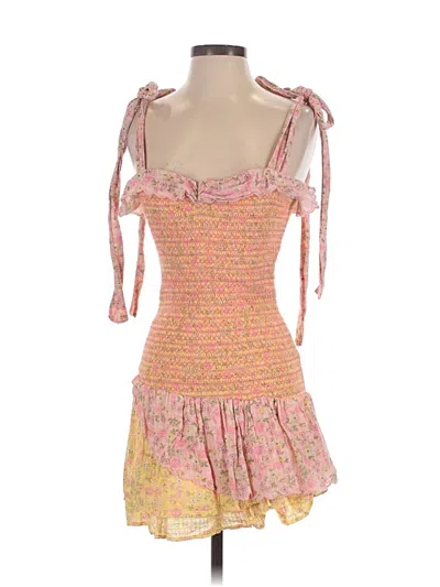 Pre-owned Loveshackfancy Cocktail Dress In Pink