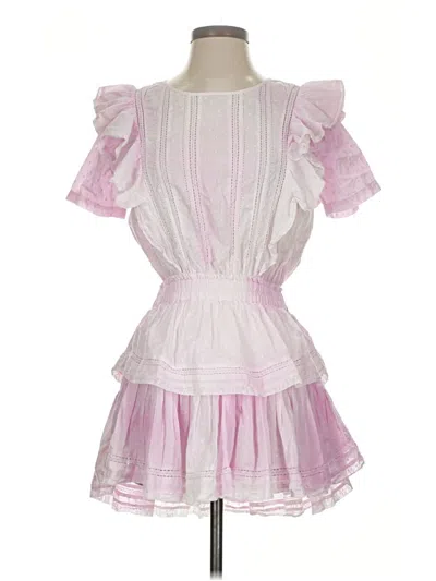 Pre-owned Loveshackfancy Cocktail Dress In Pink