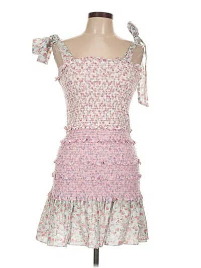 Pre-owned Loveshackfancy Cocktail Dress In Pink