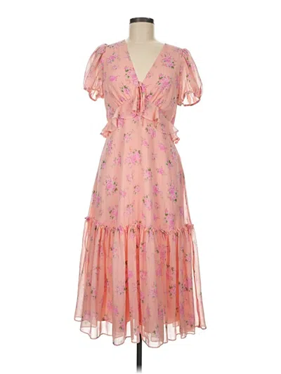 Pre-owned Loveshackfancy Cocktail Dress In Pink