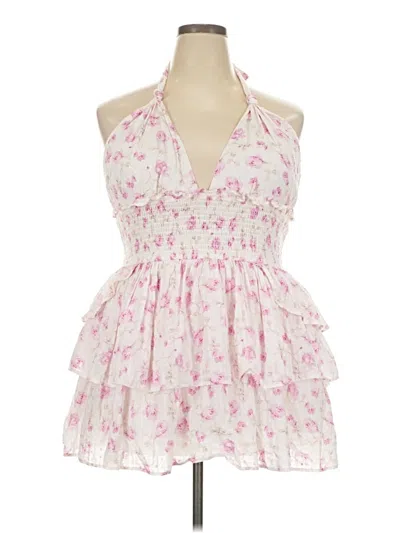 Pre-owned Loveshackfancy Cocktail Dress In Pink