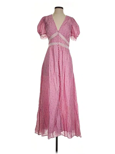 Pre-owned Loveshackfancy Cocktail Dress In Pink