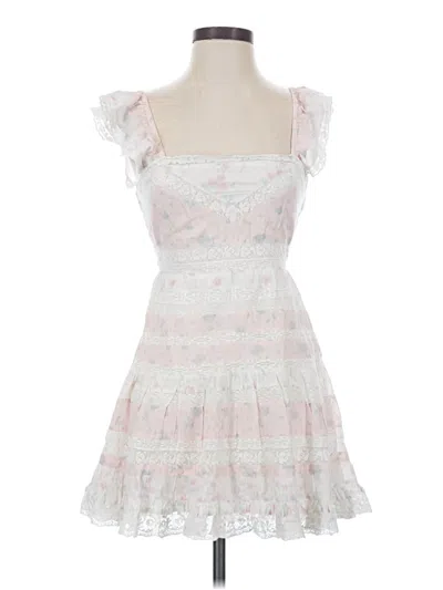 Pre-owned Loveshackfancy Cocktail Dress In Pink