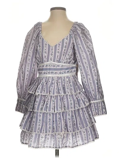Pre-owned Loveshackfancy Cocktail Dress In Purple
