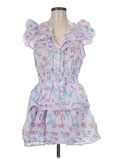 Pre-owned Loveshackfancy Cocktail Dress In Purple