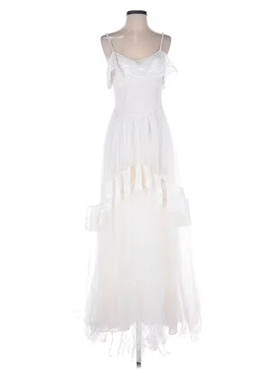 Pre-owned Loveshackfancy Cocktail Dress In White