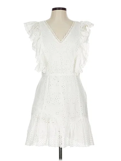 Pre-owned Loveshackfancy Cocktail Dress In White