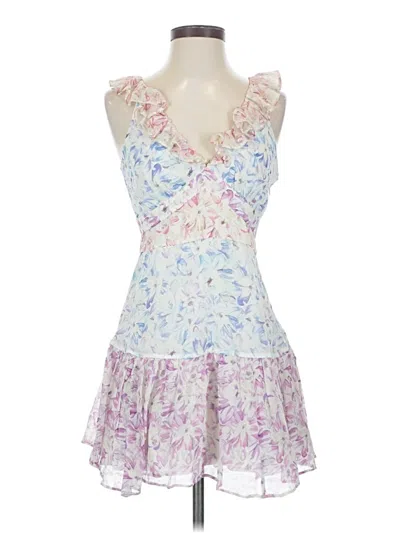 Pre-owned Loveshackfancy Cocktail Dress In White