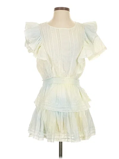Pre-owned Loveshackfancy Cocktail Dress In White