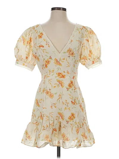 Pre-owned Loveshackfancy Cocktail Dress In White