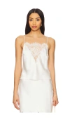 Loveshackfancy Constantina Top In Ivory