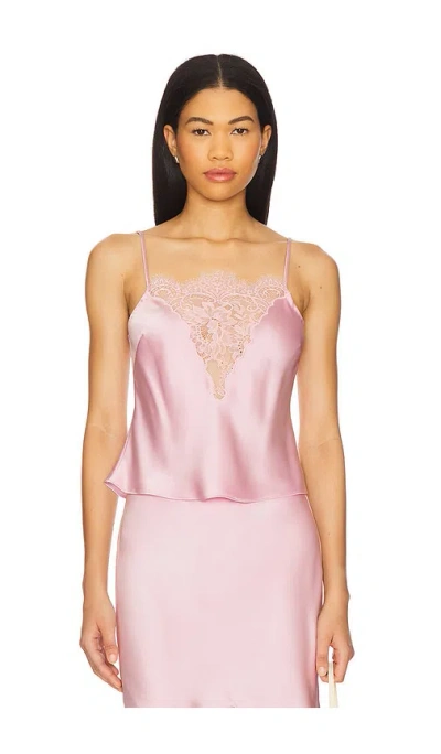 Loveshackfancy Constantina Top In Pink Magnolia