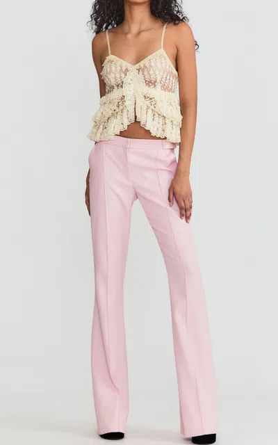Loveshackfancy Women's Costella Straight-leg Pants In Light Pink